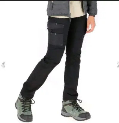 Pantalones cargo negros para mujer XL - miniatura 1