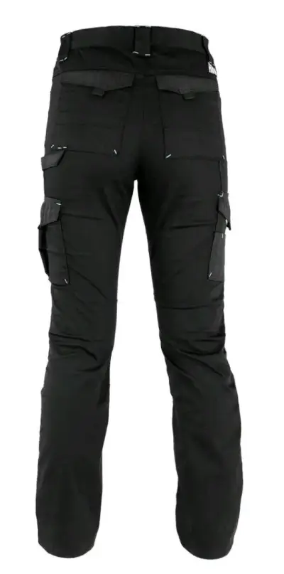 Pantalones cargo negros para mujer XL - miniatura 4