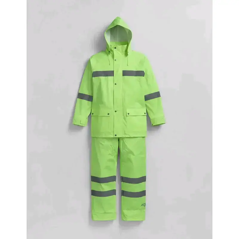 Traje impermeable reflectante Actiflex amarillo - 4