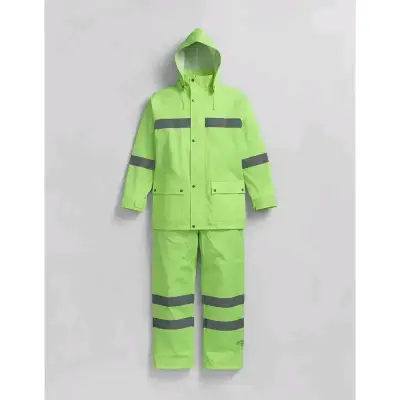 Traje impermeable reflectante Actiflex amarillo - miniatura 4