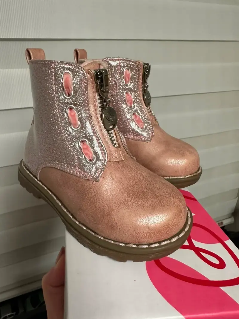 Botas para niña Limonada con lazo y estampado animal