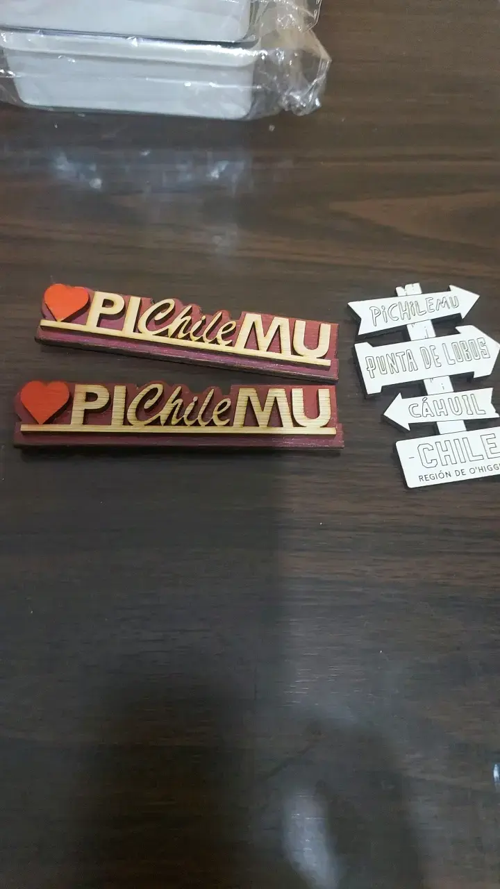 Recuerdo/Souvenir de madera Pichilemu Chile - 2
