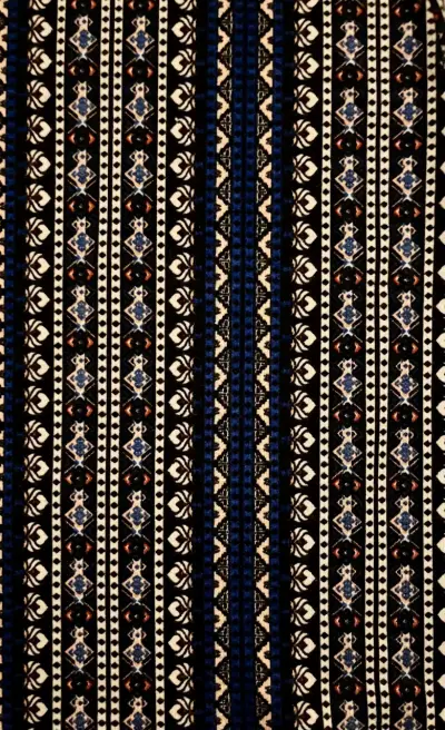 Pantalones acampanados FOREVER 21 étnicos azul - miniatura 2
