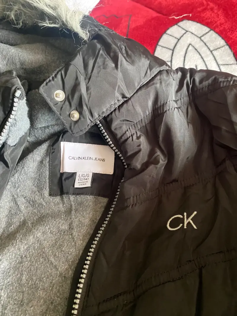 Chaqueta de invierno con capucha marcas zara, ck - 3