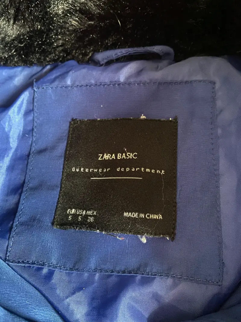 Chaqueta de invierno con capucha marcas zara, ck - 5