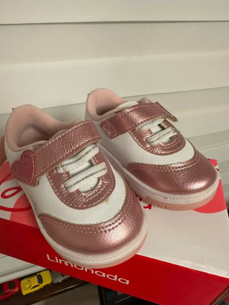 Zapatillas para niña Limonada rosadas y blancas