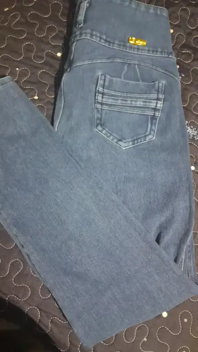 Jeans de mujer azul marca Koans talla M - miniatura 2