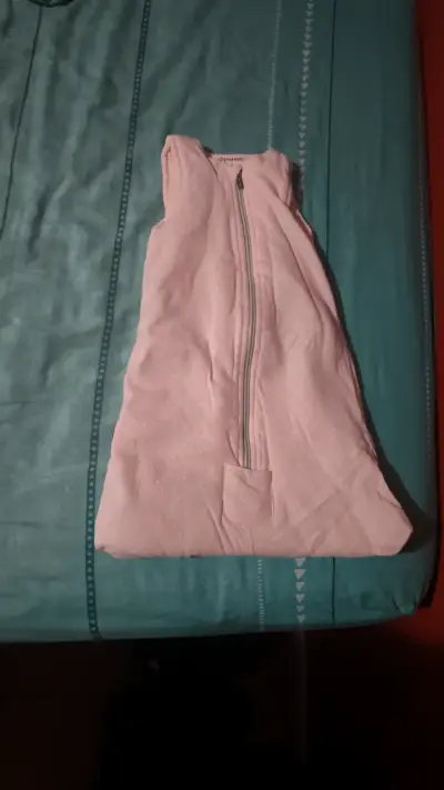 Saco de dormir para bebé rosa Opaline - miniatura 1