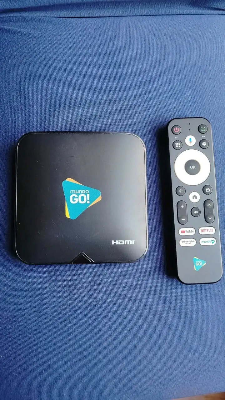 Decodificador Mundo Go con control remoto
