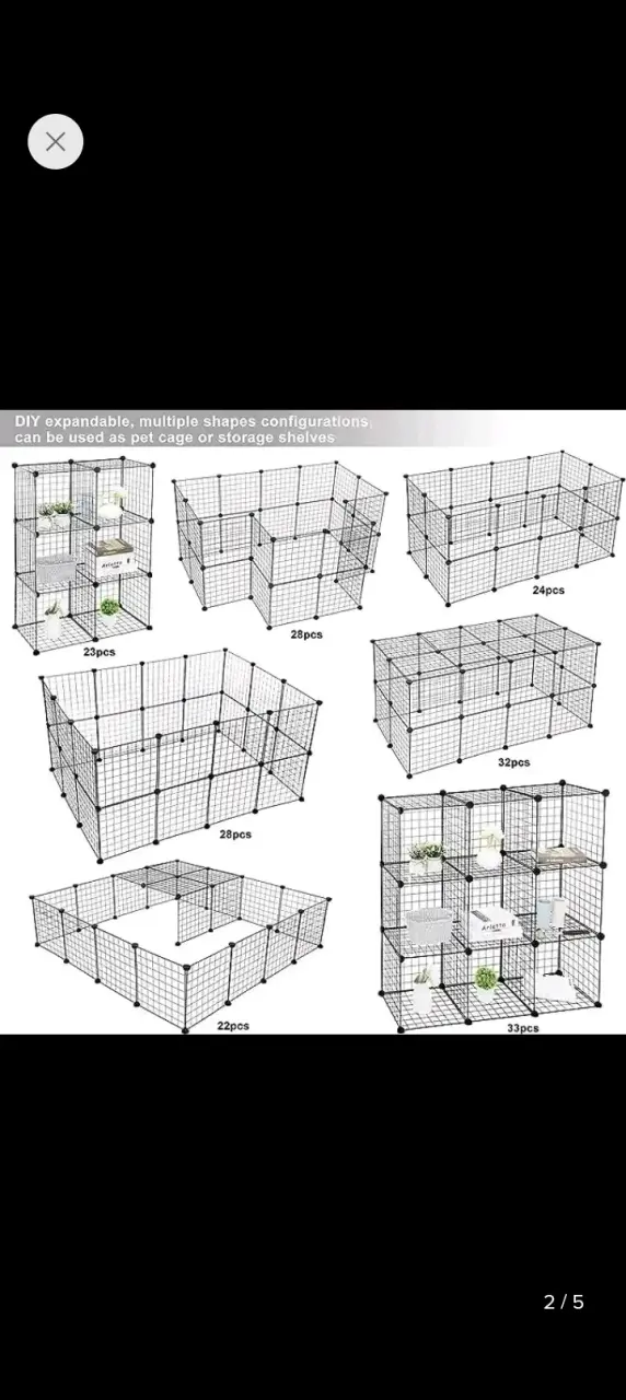Corral modular para mascotas pequeño - 2
