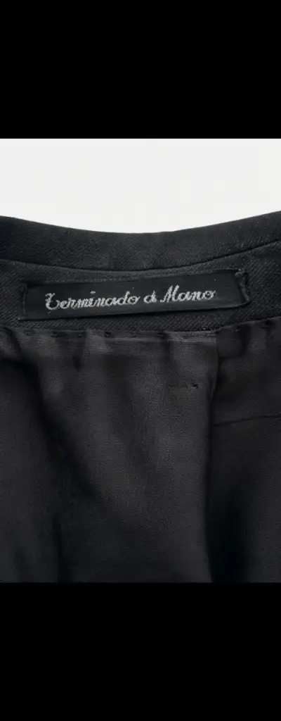 Traje completo de lana negra Johnson's - miniatura 5