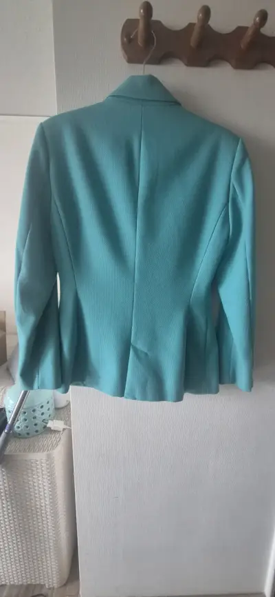 Blazer turquesa de mujer Zara - miniatura 2