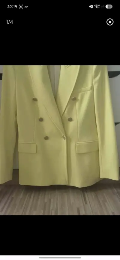 Blazer amarillo Zara - miniatura 1