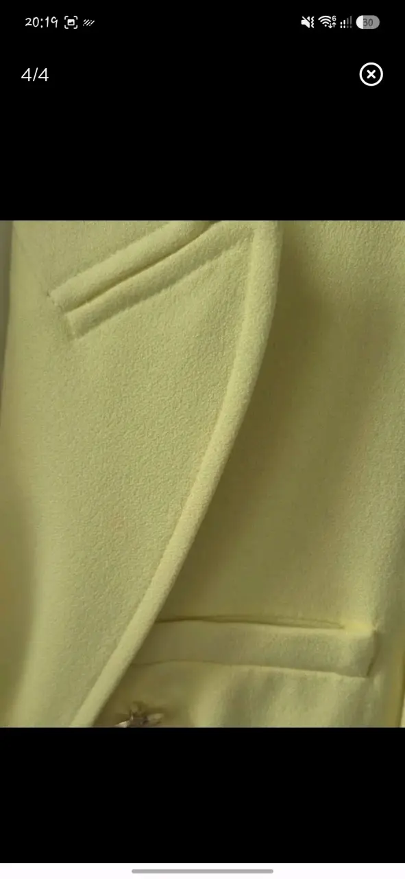 Blazer amarillo Zara - 2