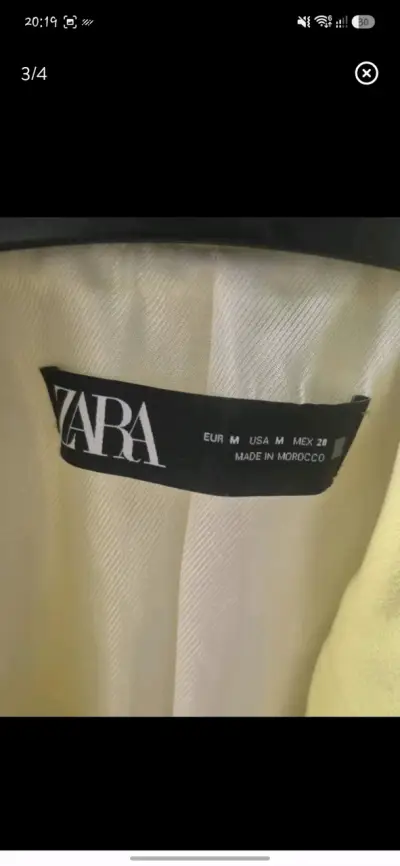 Blazer amarillo Zara - miniatura 3