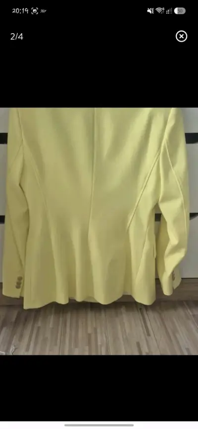 Blazer amarillo Zara - miniatura 4