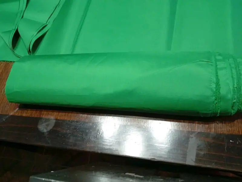 2 rollosTela verde de poliéster,60cm ancho - 3