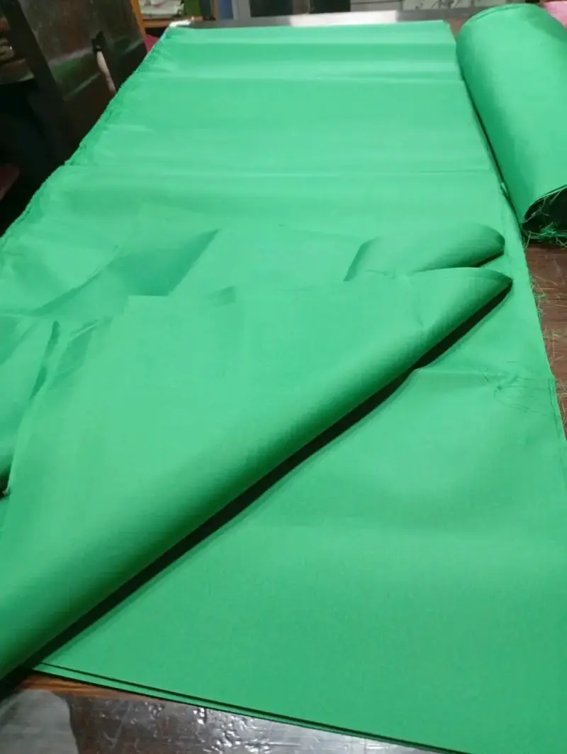 2 rollosTela verde de poliéster,60cm ancho - 5