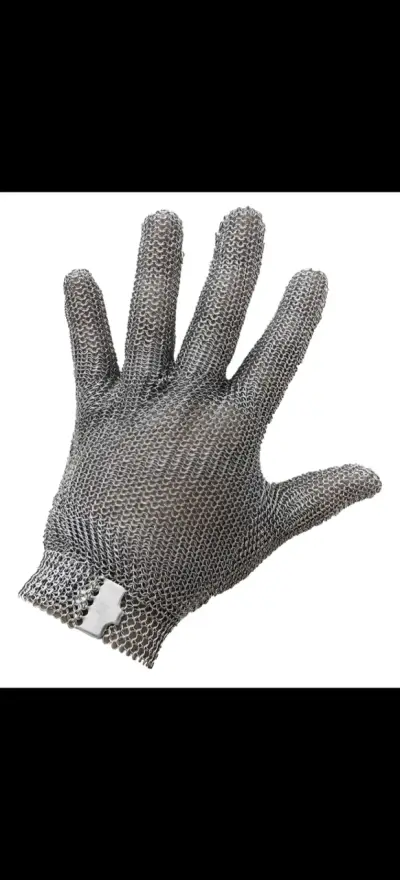 Guante de malla de acero inoxidable para protección - miniatura 1