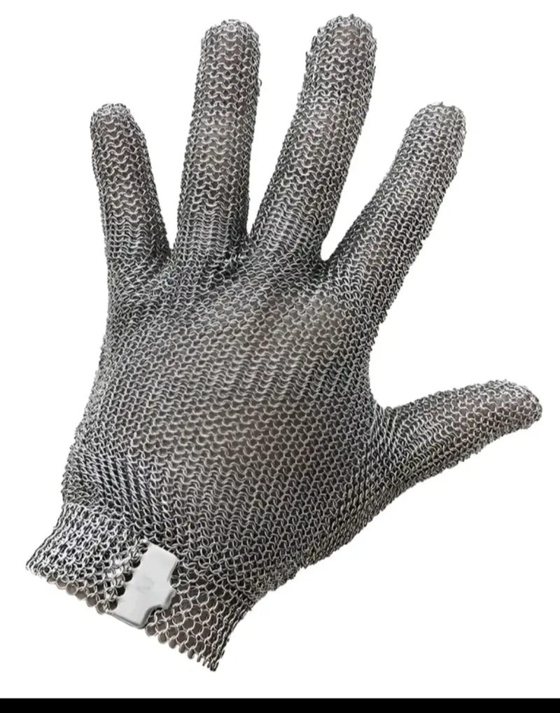 Guante de malla de acero inoxidable para protección - 2