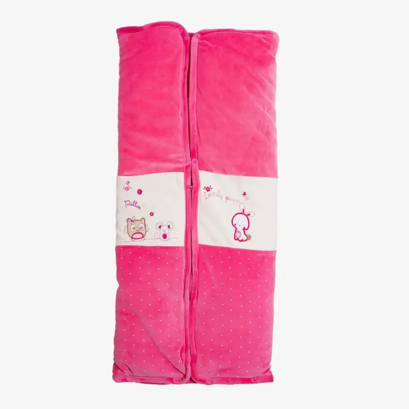 Saco de dormir para bebé rosa con capucha Pillin - 3