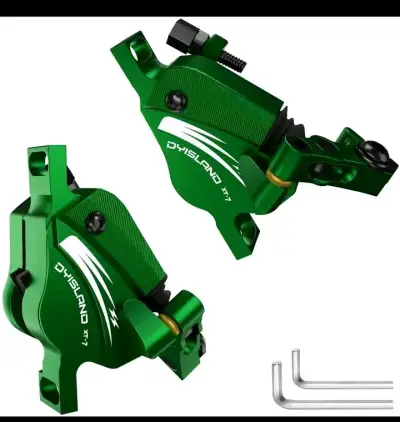 Caliper Hidráulicos Verdes Dyisland XT7 - miniatura 1