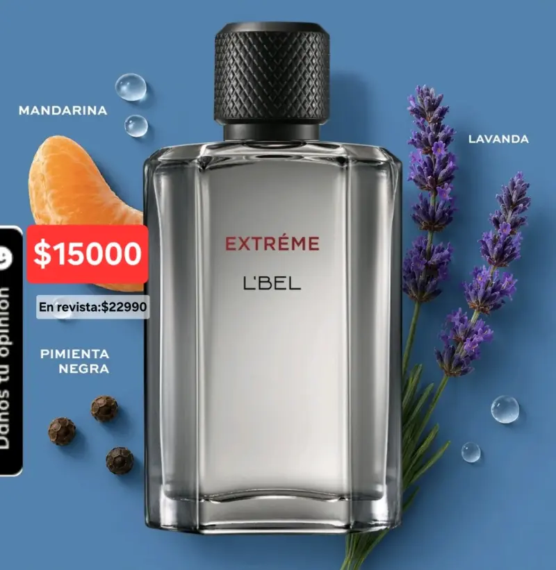 Perfume L'Bel Extrême para Hombre 100ml