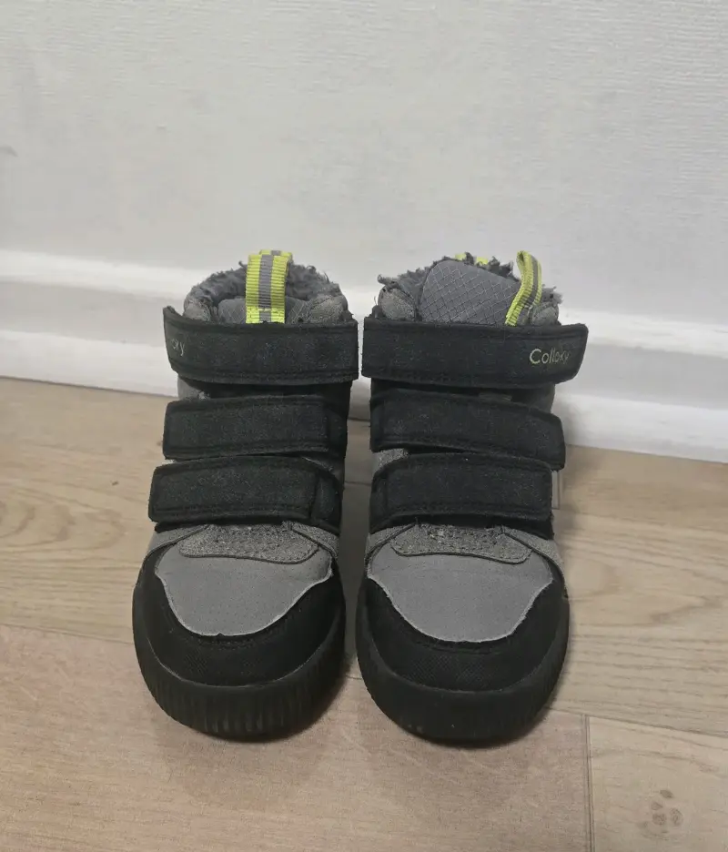 Botines para niños Colloky gris con velcro - 2