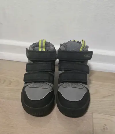 Botines para niños Colloky gris con velcro - miniatura 2