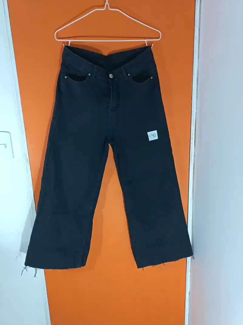 Jeans de mezclilla azul claro para mujer - 3