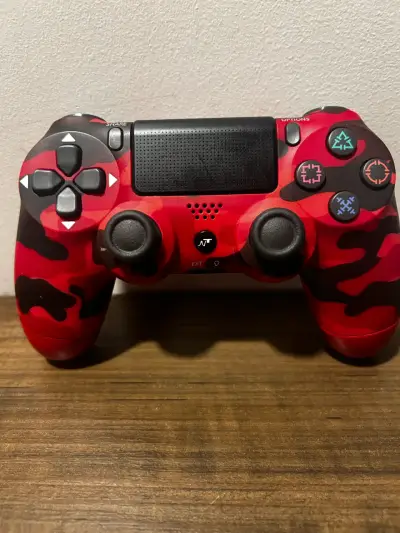 Control inalámbrico PS4 rojo Genérico - miniatura 1
