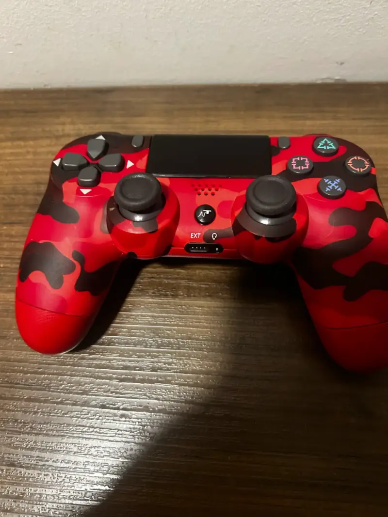 Control inalámbrico PS4 rojo Genérico - 3