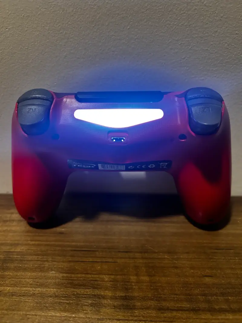 Control inalámbrico PS4 rojo Genérico - 4