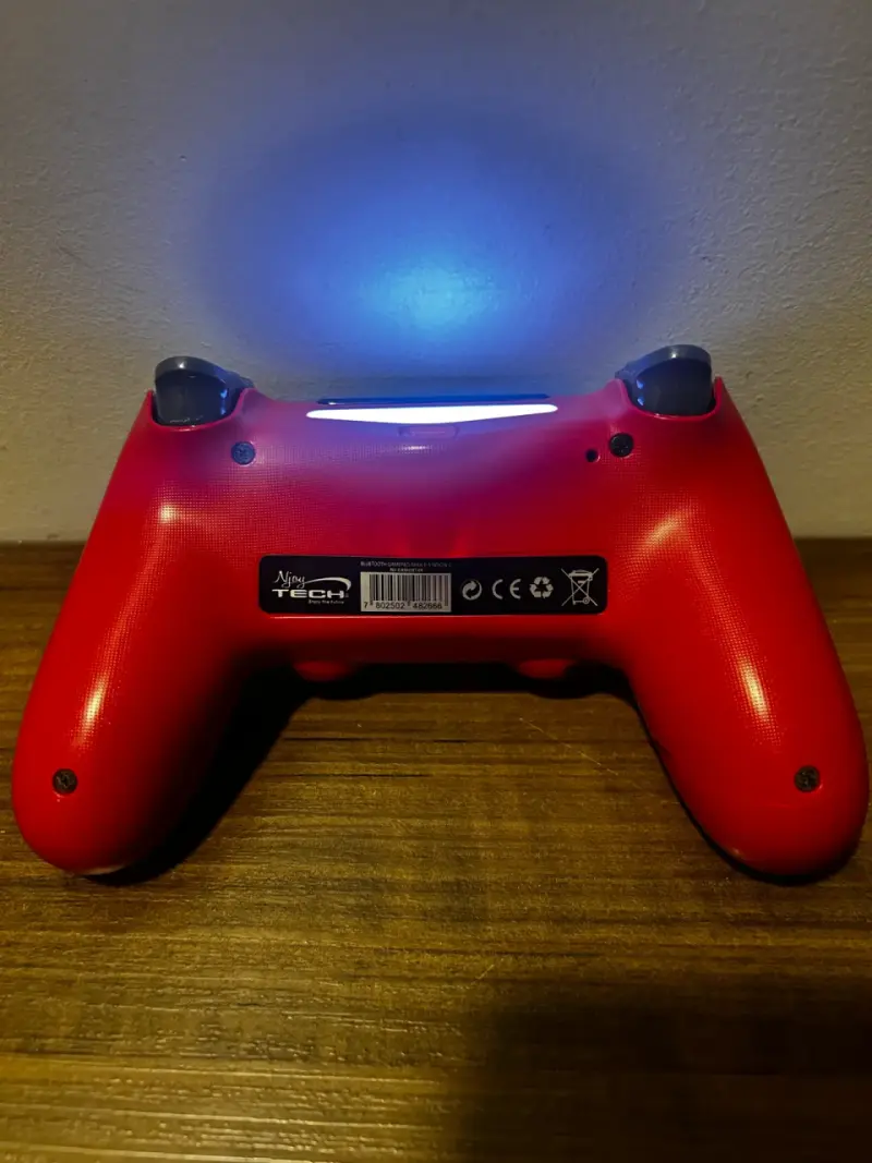 Control inalámbrico PS4 rojo Genérico - 5