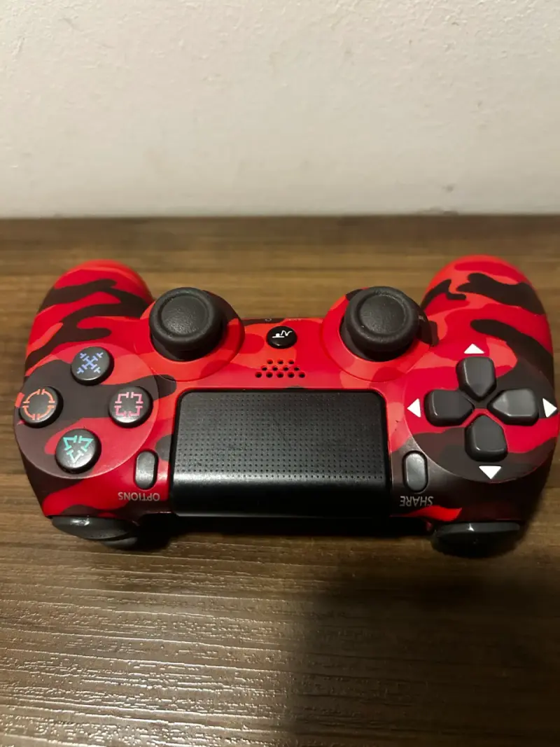 Control inalámbrico PS4 rojo Genérico - 6