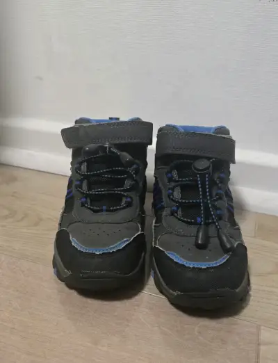 Botas de senderismo para niños con velcro y cordones - miniatura 1