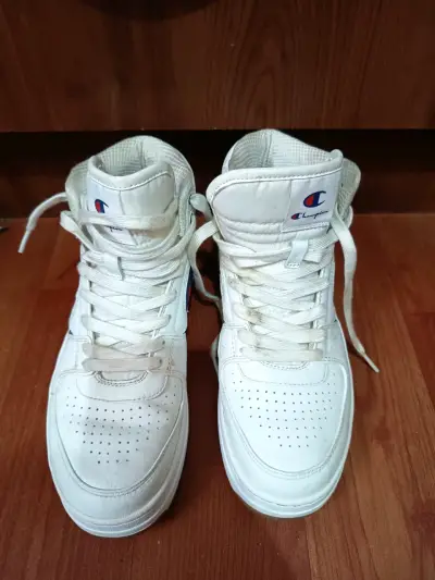 Zapatillas deportivas blancas Champion d caña alta - miniatura 2