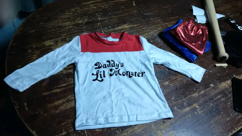 Disfraz de Harley Quinn con peluca y bate - 2