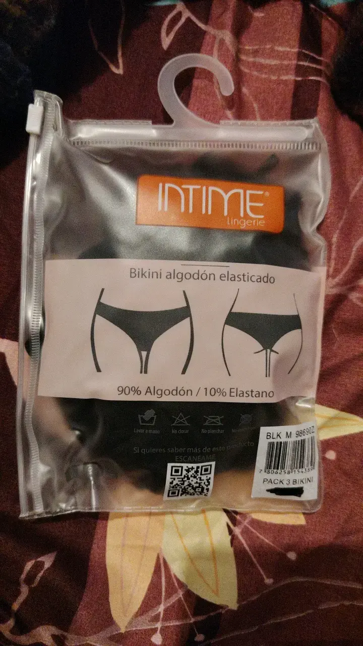 Pack de 2bikinis de algodón elástico Intime talla - 1