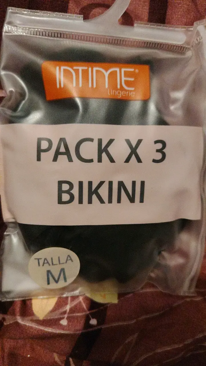 Pack de 2bikinis de algodón elástico Intime talla - 2