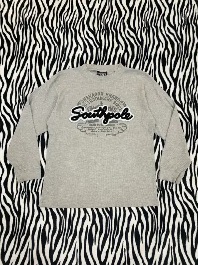 Polera gris Southpole para hombre talla M (fit s) - miniatura 1