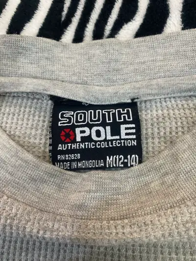 Polera gris Southpole para hombre talla M (fit s) - miniatura 3