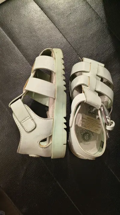 Sandalias de cuero para niños Coloky talla 21 - miniatura 2