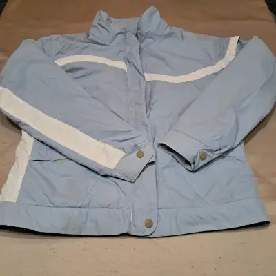 Chaqueta Columbia original celeste  mujer - miniatura 1