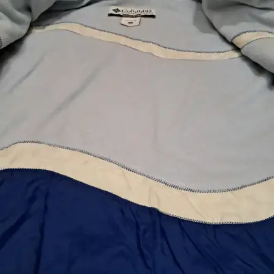 Chaqueta Columbia original celeste  mujer - miniatura 3