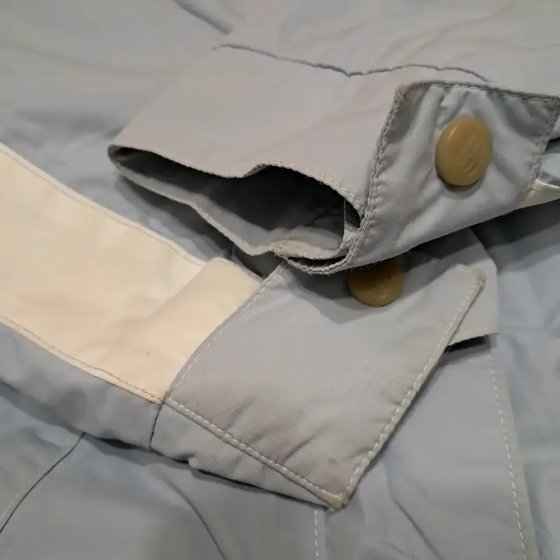 Chaqueta Columbia original celeste  mujer - 4