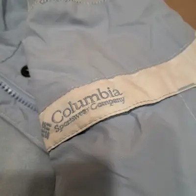 Chaqueta Columbia original celeste  mujer - miniatura 5