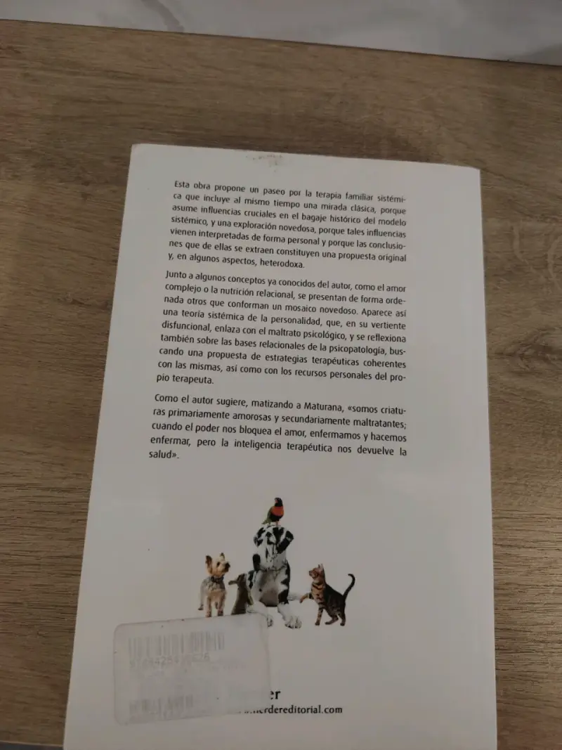 Libro Terapia Familiar Ultramoderna de Juan Luis Linares - 3