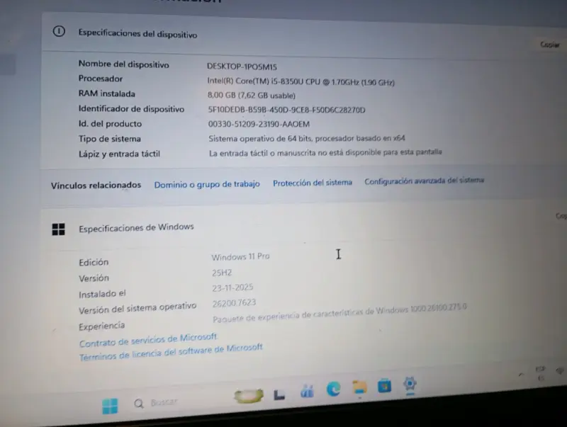 Laptop Lenovo L480 con Windows 10 - 5