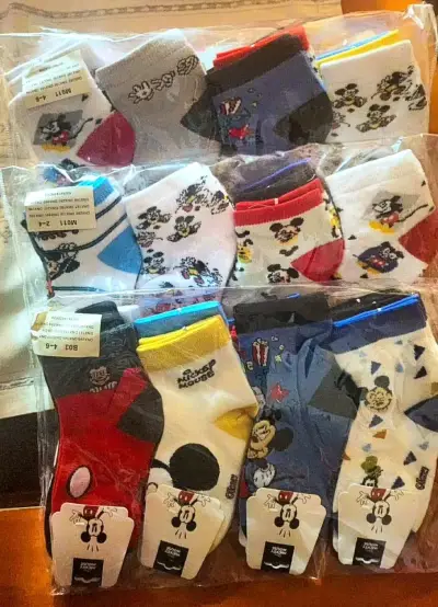 Pack de calcetines infantiles Disney Mickey y Minnie - miniatura 1